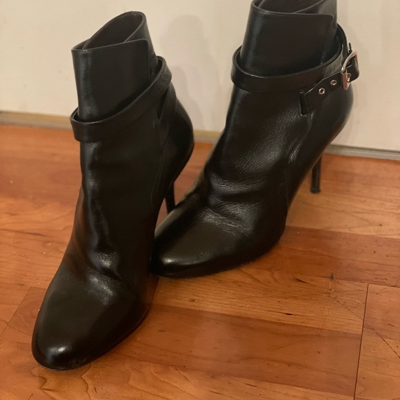 Chloe Ankle Boot with Silver wrap around buckle - Picture 3 of 5